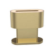 Maison Debrah Arviano sculptural rounded alabaster table lamp