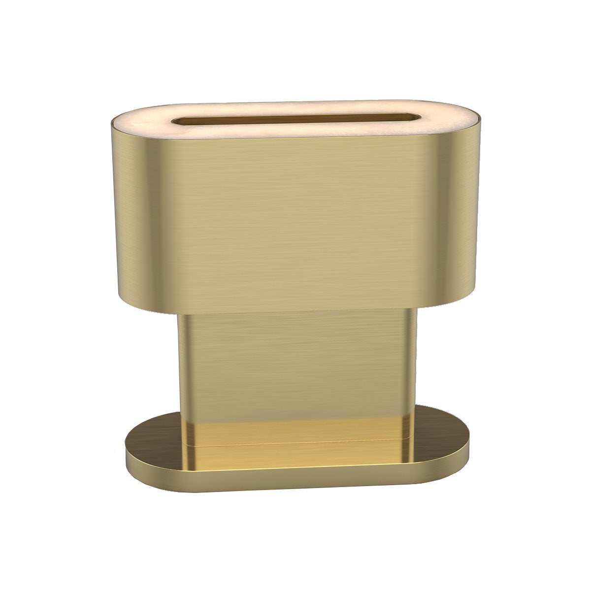 Maison Debrah Arviano sculptural rounded alabaster table lamp
