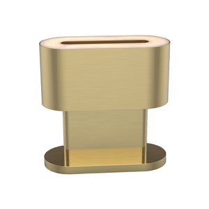 Maison Debrah Arviano sculptural rounded alabaster table lamp