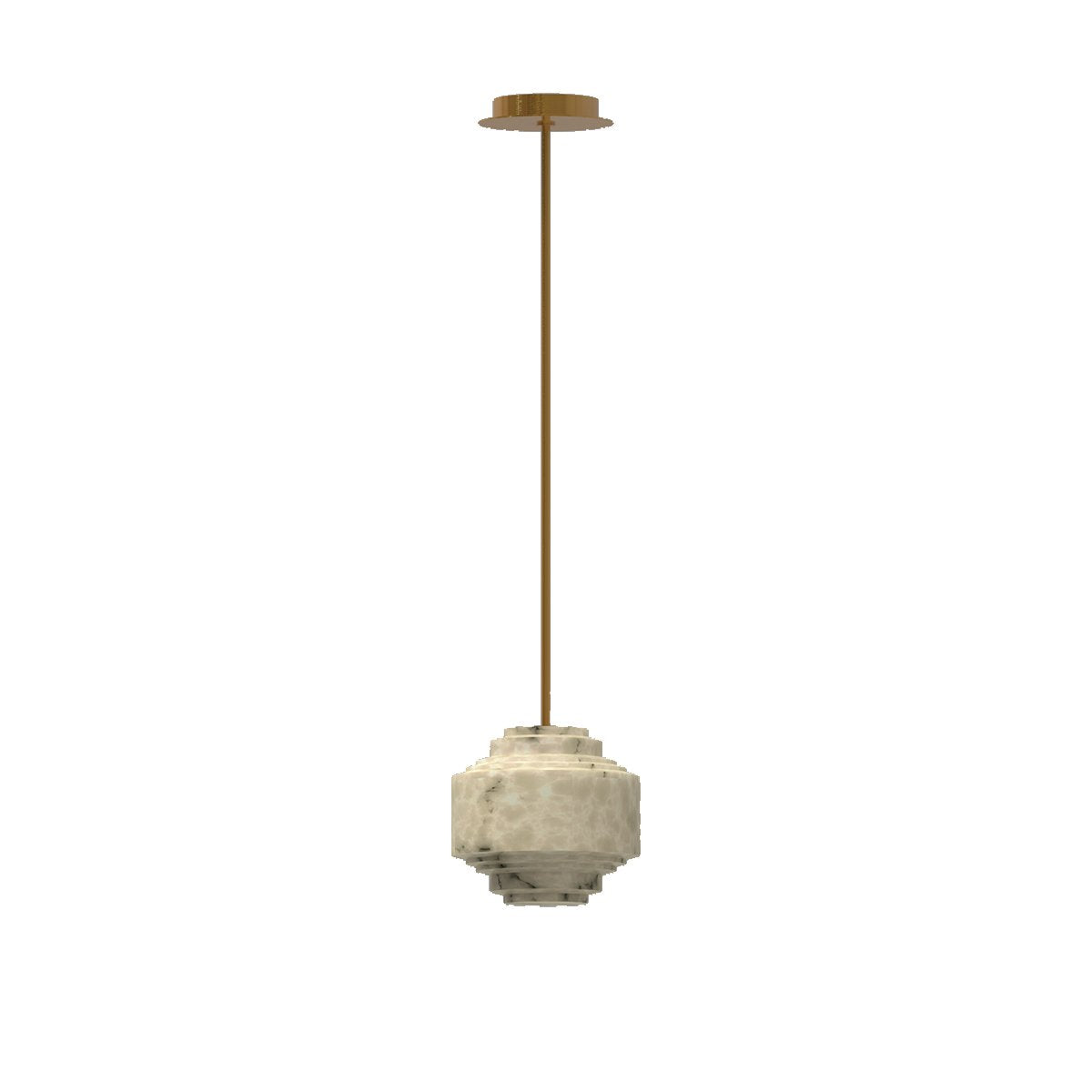 Aubrelle Round Alabaster Pendant Light in Two Sizes, Maison Debrah, , ,