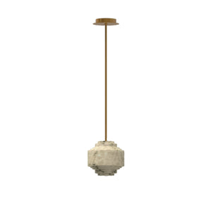 Aubrelle Round Alabaster Pendant Light in Two Sizes, Maison Debrah, , ,