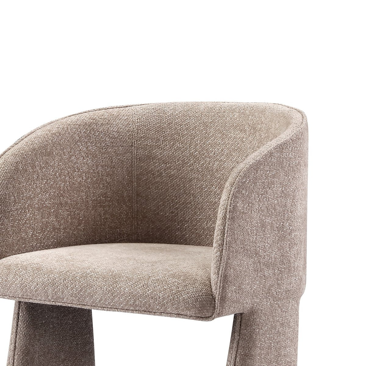 Cymbeline Piped Upholstered Dining Chair on Black-Gold Legs, Maison Debrah, , ,