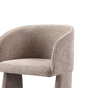Cymbeline Piped Upholstered Dining Chair on Black-Gold Legs, Maison Debrah, , ,