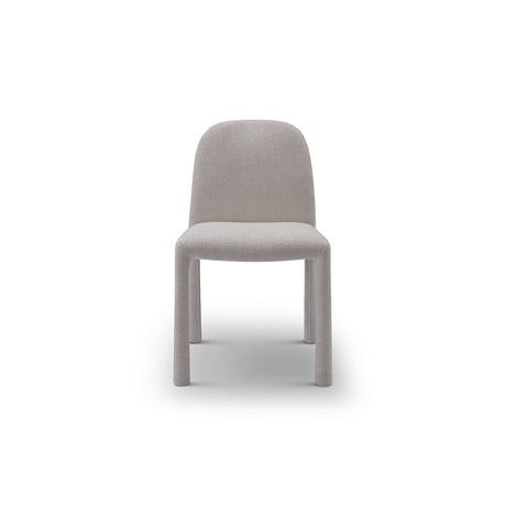 Maison Debrah Elandra fully upholstered dining chair with seamless sculptural silhouette
