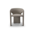Zephira Upholstered Dining Chair in Faux Leather or Textured Fabric, Maison Debrah, , ,
