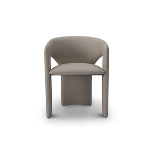 Zephira Upholstered Dining Chair in Faux Leather or Textured Fabric, Maison Debrah, , ,