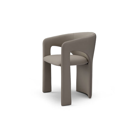 Zephira Upholstered Dining Chair in Faux Leather or Textured Fabric, Maison Debrah, , ,