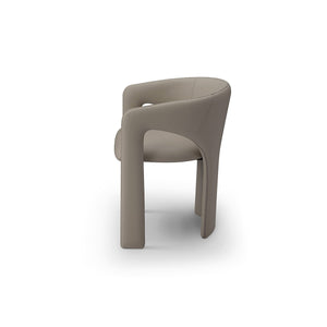 Zephira Upholstered Dining Chair in Faux Leather or Textured Fabric, Maison Debrah, , ,