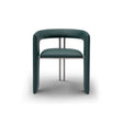 Elisara Faux Leather Dining Chair on Brushed Nickel Legs, Maison Debrah, , ,
