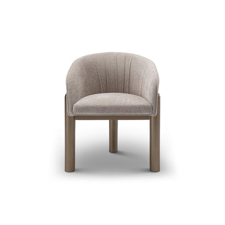 Avelisse Upholstered Dining Chair on Brushed Brass Legs, Maison Debrah, , ,