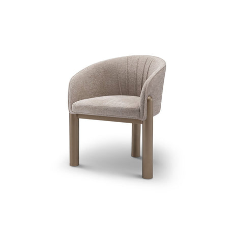 Avelisse Upholstered Dining Chair on Brushed Brass Legs, Maison Debrah, , ,