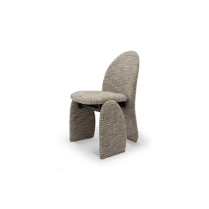 Werlon Upholstered Dining Chair with Arched Sides & Black Metal Legs, Maison Debrah, , ,