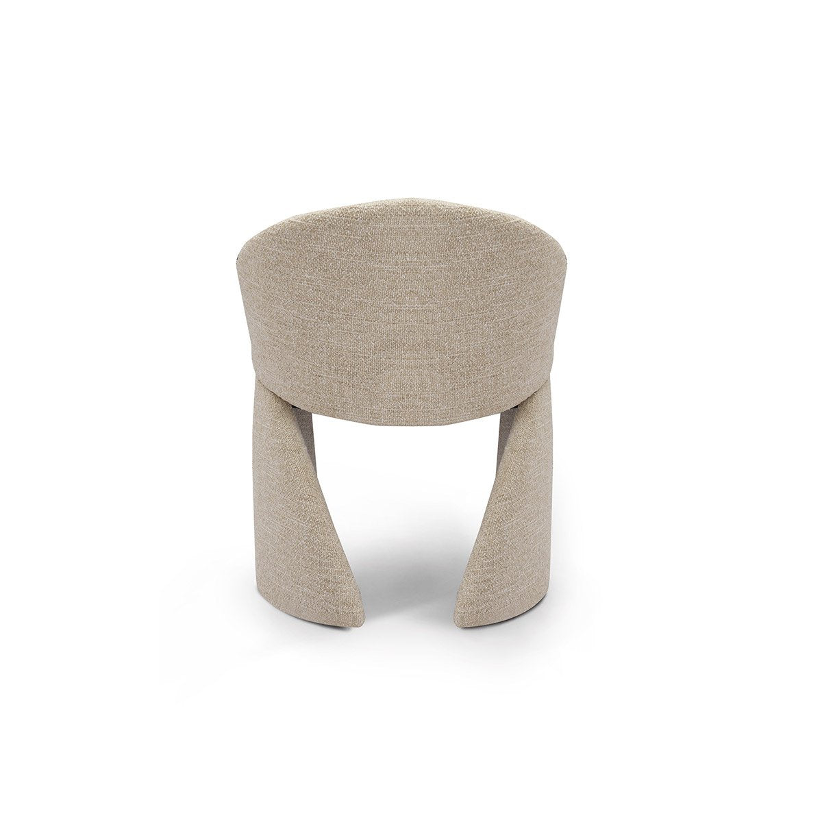 Cerlin Curved Upholstered Dining Chair with Shell Back, Maison Debrah, , ,