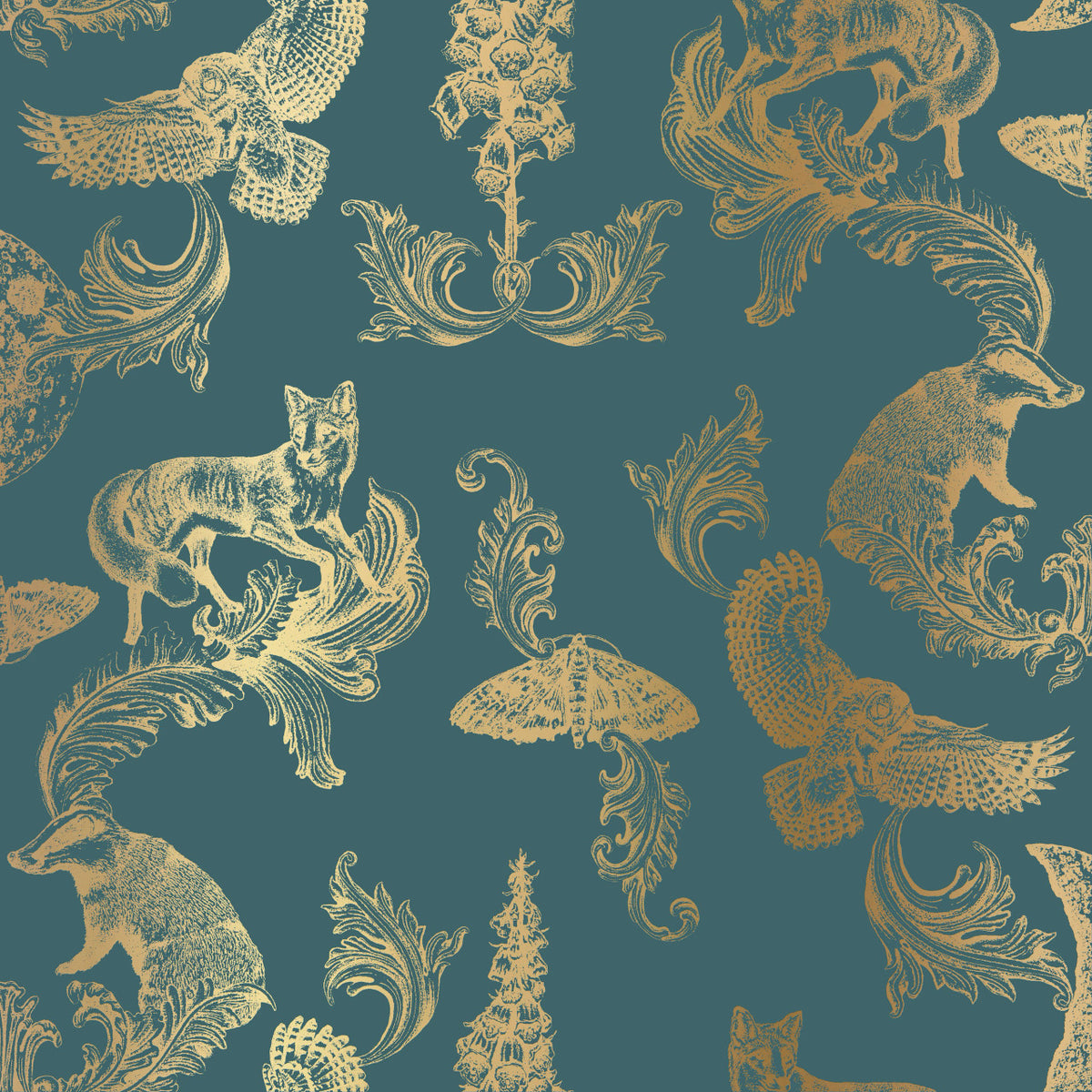Dipped in Moonlight Wallpaper, Cocolea Natty & Polly, , ,
