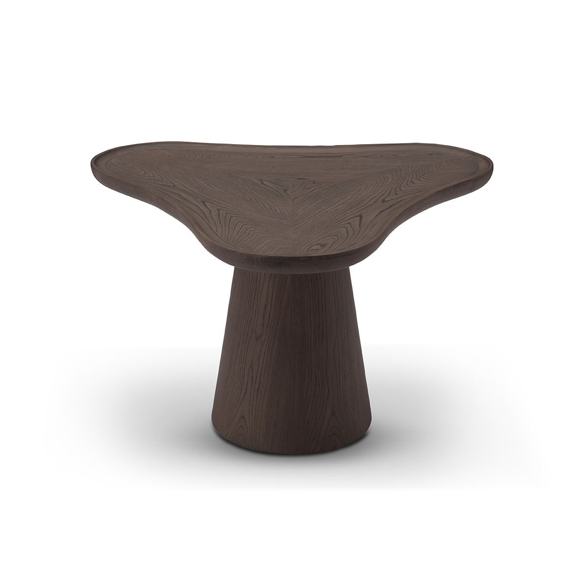 Maison Debrah Marve sculptural coffee table in dark grey elm veneer — view 3