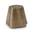 Fondre Sculptural Side Table in Vintage Brass Finish, Maison Debrah, , ,