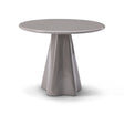 Fondre Rotonde Lobed Side Table in Warm Grey High-Gloss Lacquer, Maison Debrah, , ,