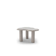 Hestor Cloud-Shaped Travertine Side Table with Khaki Gloss Legs, Maison Debrah, , ,