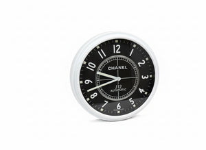 Black & White Decorative Wall Clock | 35cm Quartz – Luxury Logo Style, Cocolea, , ,