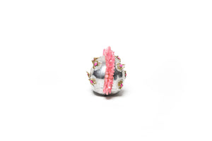 Mr Pinky by Cristian Constantin - LED light up Swarovski & Quartz Skull Sculpture, Cocolea, , ,