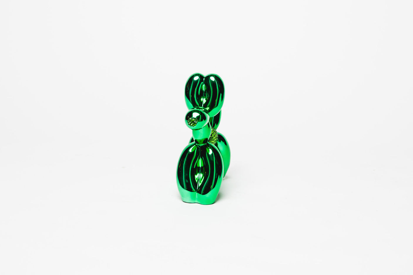 Swarovski and resin Balloon Dog - Green, , Cocolea, , ,