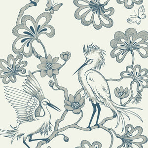 Egrets Wallpaper, Cocolea Natty & Polly, Dune, Per roll (61.5 cm × 10 m),