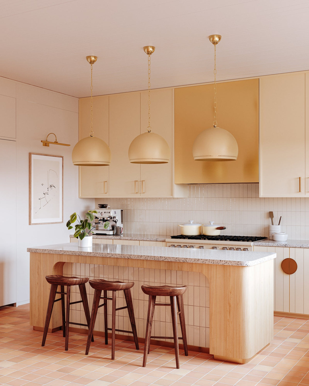 Elowen Picture Light in Aged Brass – view 2