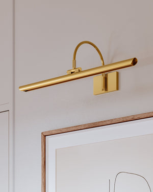 Elowen Picture Light in Aged Brass – view 5