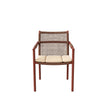 Elin Outdoor Dining Armchair – Almond/Earth by Satara