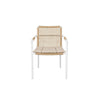 Elin Outdoor Dining Armchair – Clay/Chalk by Satara