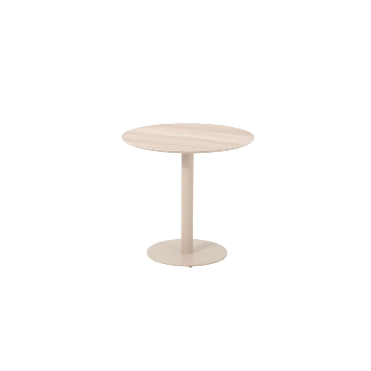 Nalu Outdoor Café Table – Sand Ceramic & Mocha, Satara, , ,