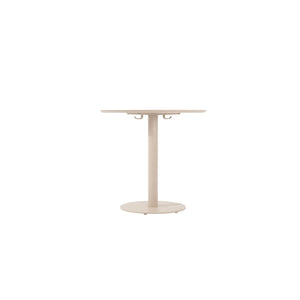 Nalu Outdoor Café Table – Sand Ceramic & Mocha, Satara, , ,