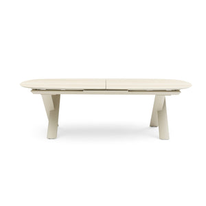 Alba Outdoor Extension Dining Table – Mocha by Satara