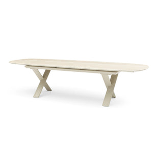 Alba Outdoor Extension Dining Table – Mocha by Satara – view 5