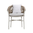 Lido Dining Table + Mila Armchair - White, Cocolea, , ,