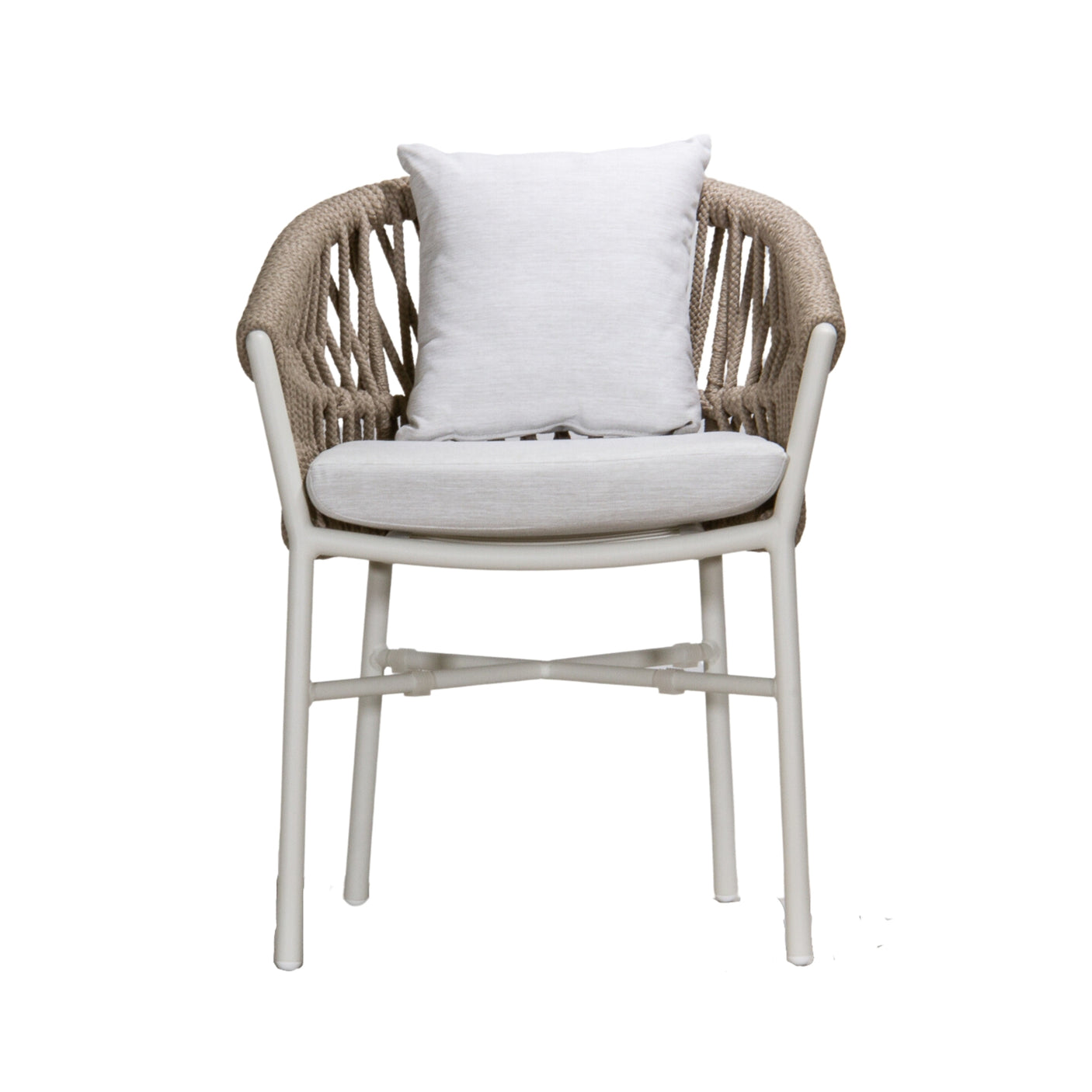 Lido Dining Table + Mila Armchair - White, Cocolea, , ,