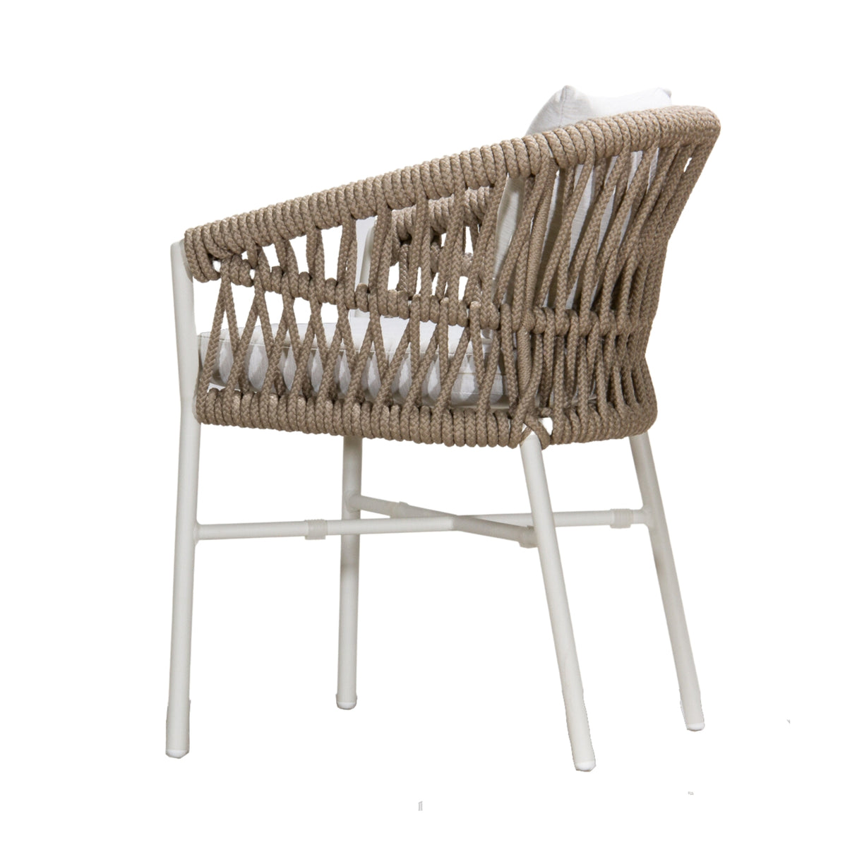 Lido Dining Table + Mila Armchair - White, Cocolea, , ,