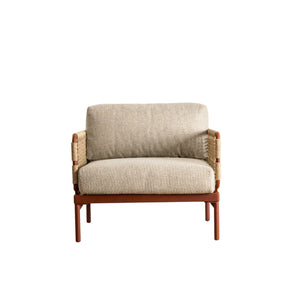 Juni Outdoor Lounge Chair – Almond/Earth by Satara
