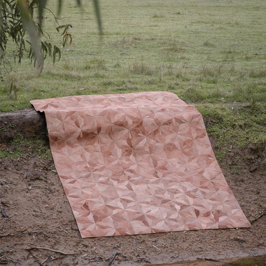 Flores Rectangle Rug - Pink Clay, , Cocolea, , ,