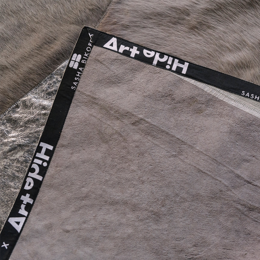Fragments Rectangle Rug - Silver, Cocolea, , ,