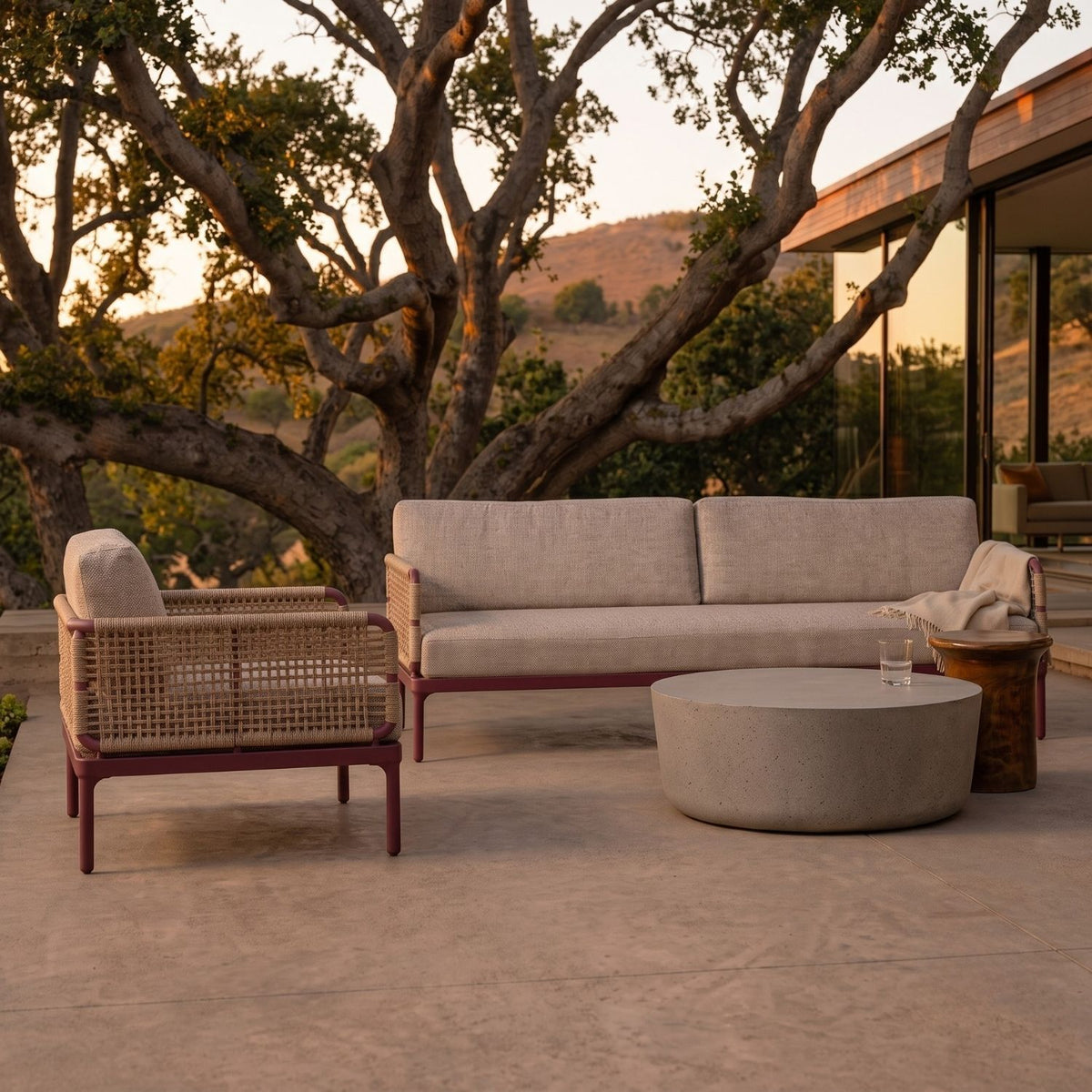 Juni Outdoor Sofa – Almond/Earth by Satara – view 6
