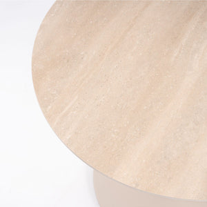 Nalu Adjustable Outdoor Side Table – Sand Ceramic & Mocha, Satara, , ,