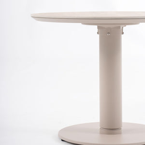 Nalu Adjustable Outdoor Side Table – Sand Ceramic & Mocha, Satara, , ,