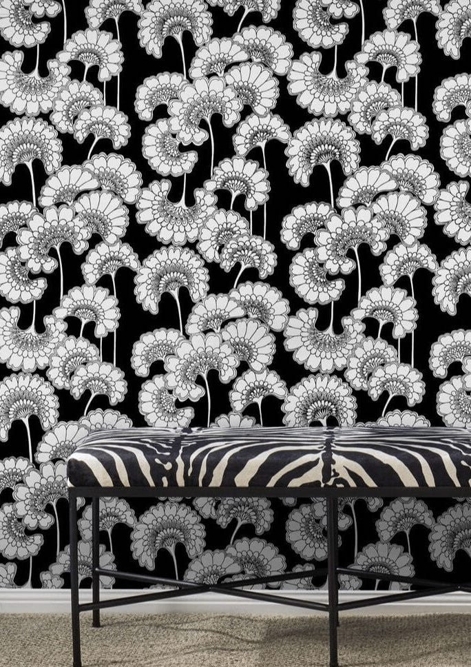 Japanese Floral Wallpaper, Cocolea Natty & Polly, , ,