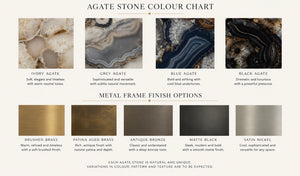 Aurora Agate Console | Custom Luxury Stone Entry Console Table, Cocolea, , ,