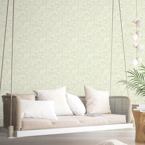 Oriental Toile Wallpaper, Cocolea Natty & Polly, , ,
