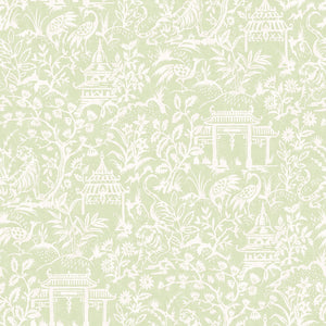 Oriental Toile Wallpaper, Cocolea Natty & Polly, , ,