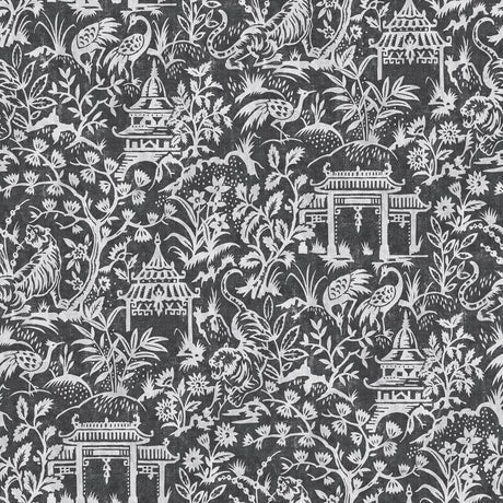 Oriental Toile Wallpaper, Cocolea Natty & Polly, , ,