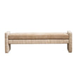 Harris Upholstered Bench – Almond & Oxford Tan, Satara, , ,