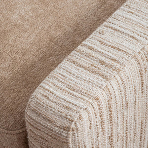 Harris Upholstered Bench – Almond & Oxford Tan, Satara, , ,
